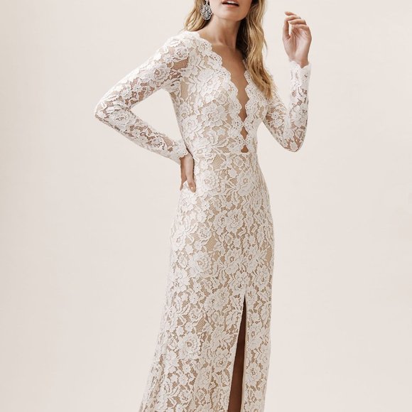 BHLDN Tadashi Shoji Miraval Gown Size 4 14 - Picture 4 of 7